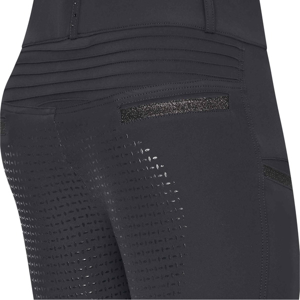 Imperial Riding Womens Shiny Sparks Full Grip Riding Tights KL44322008 - Black
